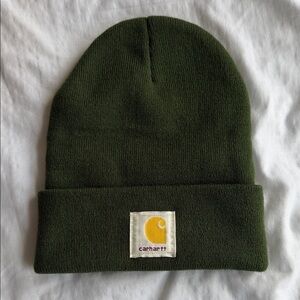 Forest Green Carhartt Knit Cuffed Beanie